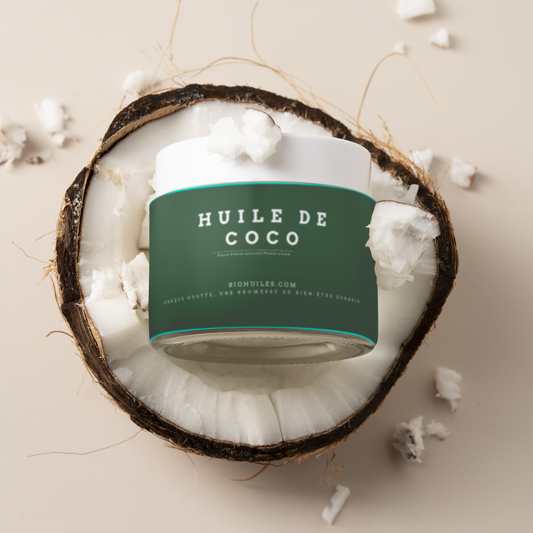 Huile de Coco Bio – Bienfaits Naturels pour Peau et Cheveux